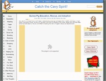 Tablet Screenshot of cavyspirit.com